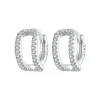 925 Sterling Silver Hypoallergenic CZ Earrings