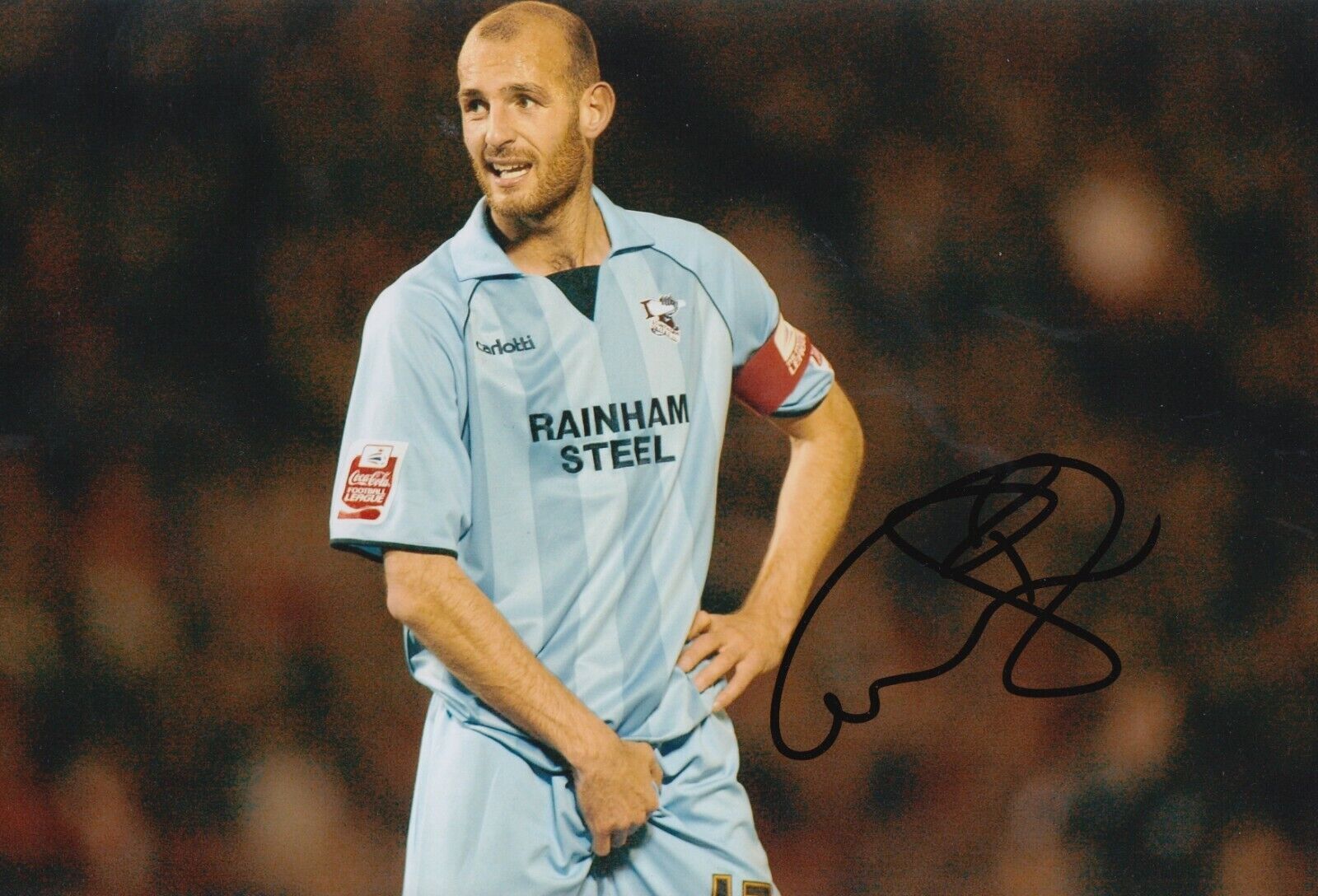 Rob Jones Hand Signed 12x8 Photo Poster painting - Scunthorpe United Autograph.