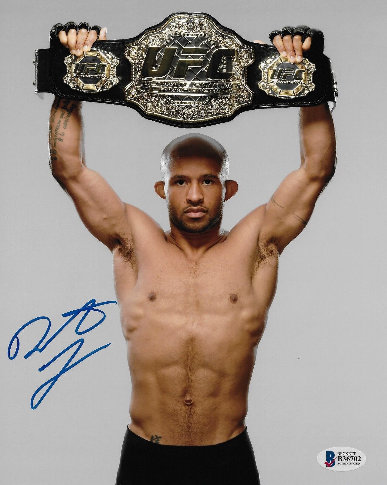 Demetrious Johnson Signed 8x10 Photo Poster painting BAS Beckett COA UFC WEC Picture Autograph 7