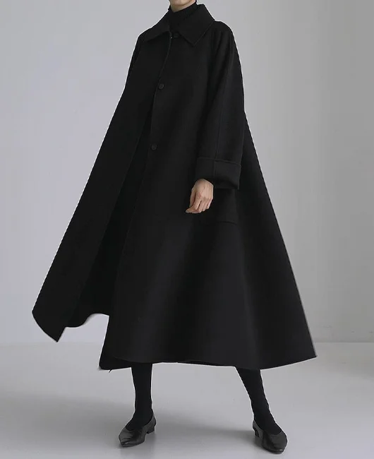 LADYSY Loose stylish wool jacket coat 