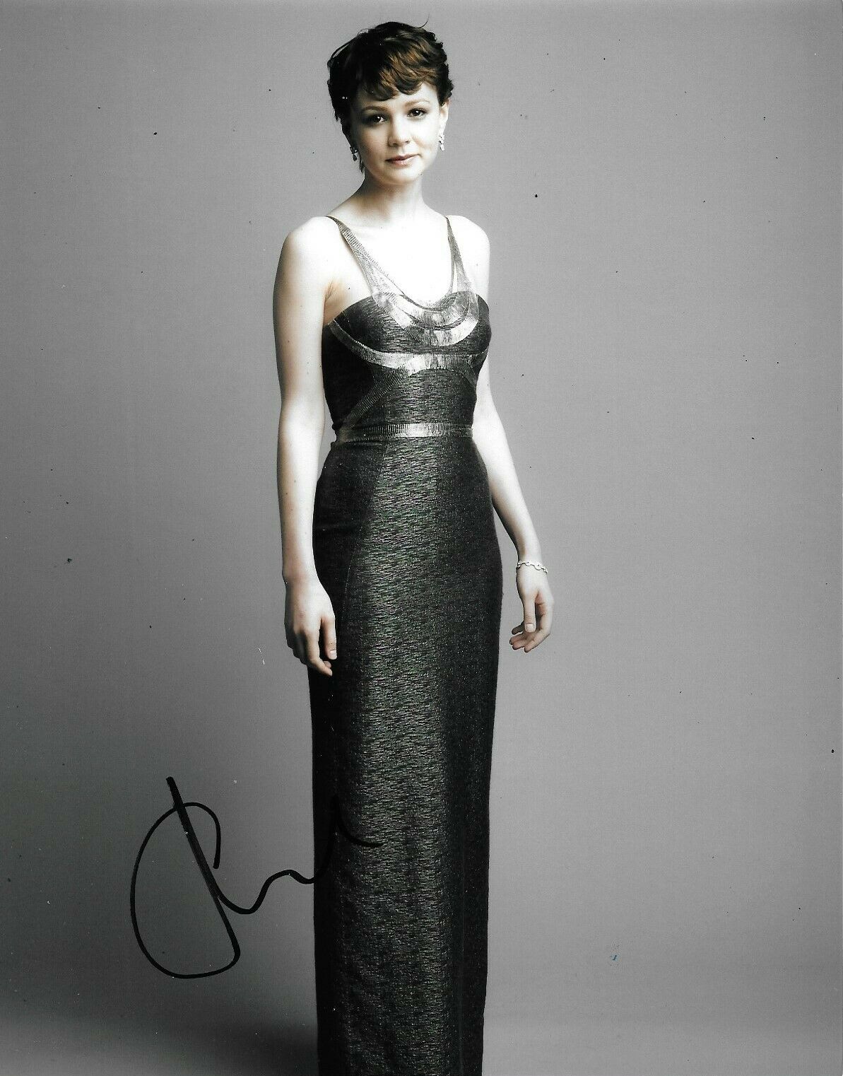 Carey Mulligan Signed 10x8 Photo Poster painting AFTAL