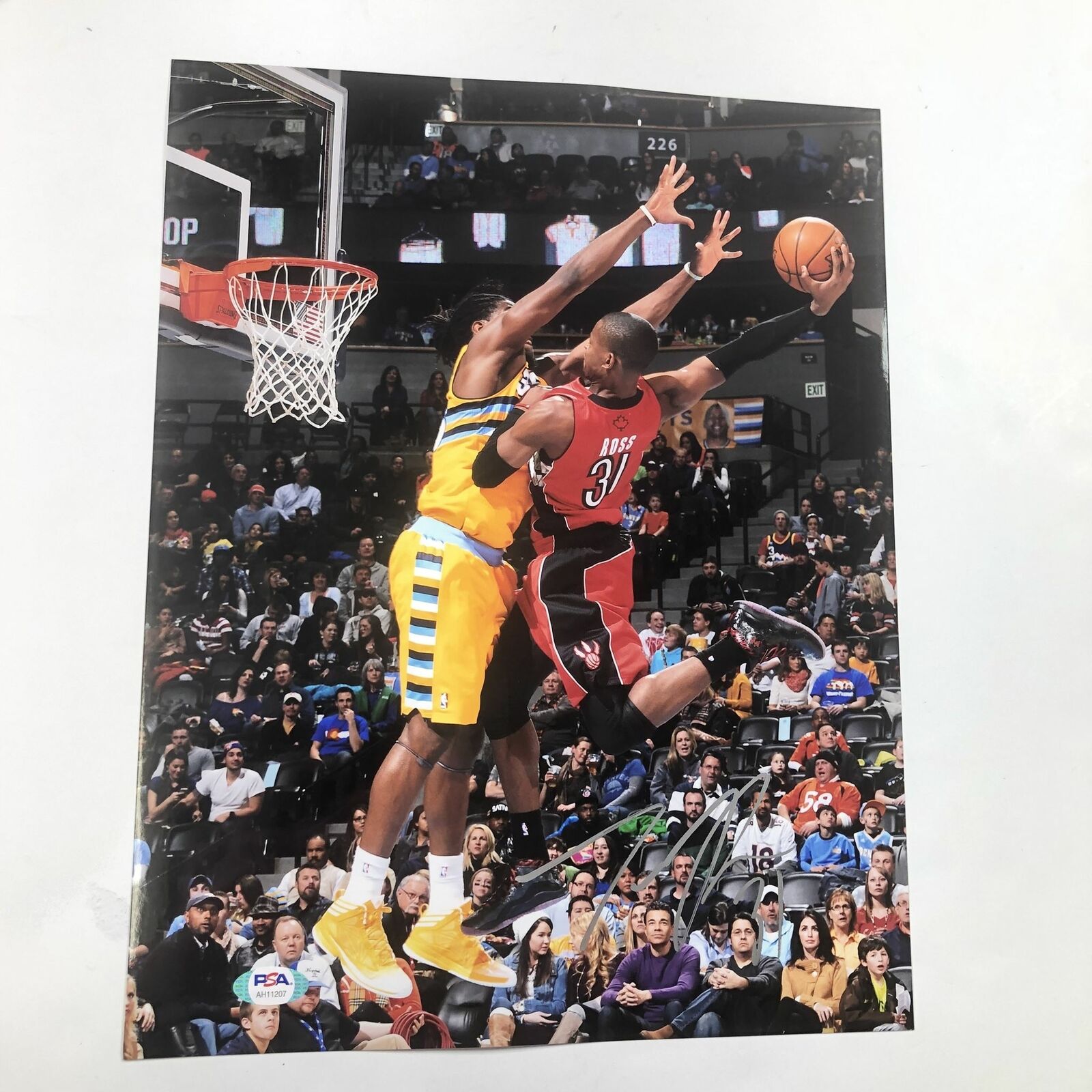 Terrence Ross signed 11x14 Photo Poster painting PSA/DNA Toronto Raptors Autographed