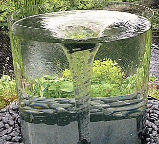 Endless Vortex Water Fountain Yard or Garden Water Feature Endless Vortex Water Fountain Yard or Garden Water Feature