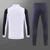 2023/2024 Real Madrid Long Zipped Jacket White Football Shirt 1:1 Thai Quality Set