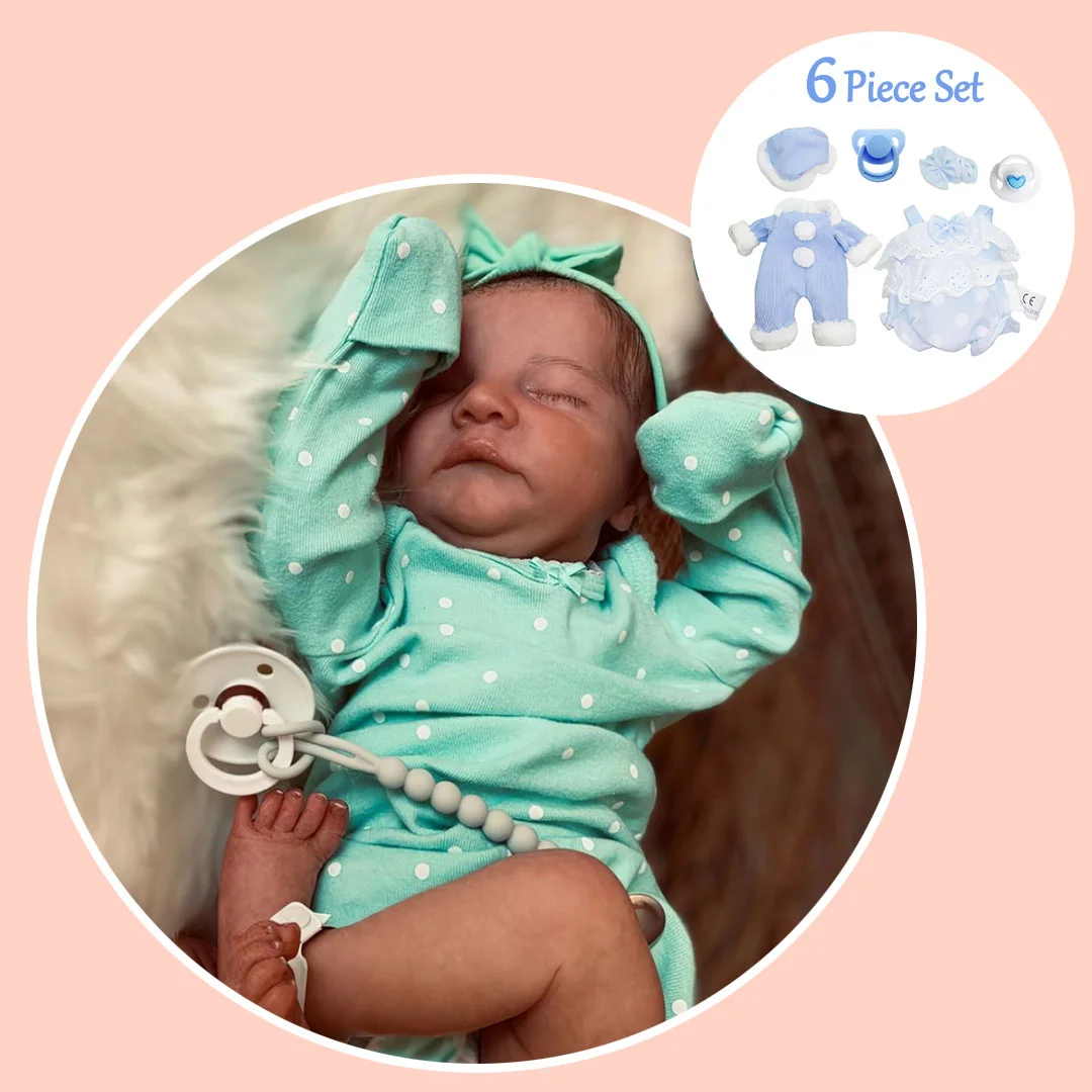 12'' Real Lifelike Cute Sleeping Reborn Baby Doll Boy, So Truly Realistic Weighted Poseable Newborn Baby Alex -Creativegiftss® - [product_tag] RSAJ-Creativegiftss®