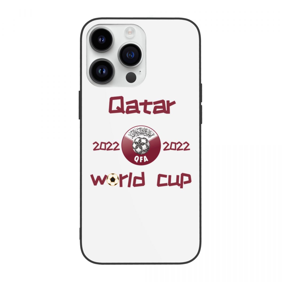 Qatar 2022 World Cup Team Logo iPhone 14 Phone Case