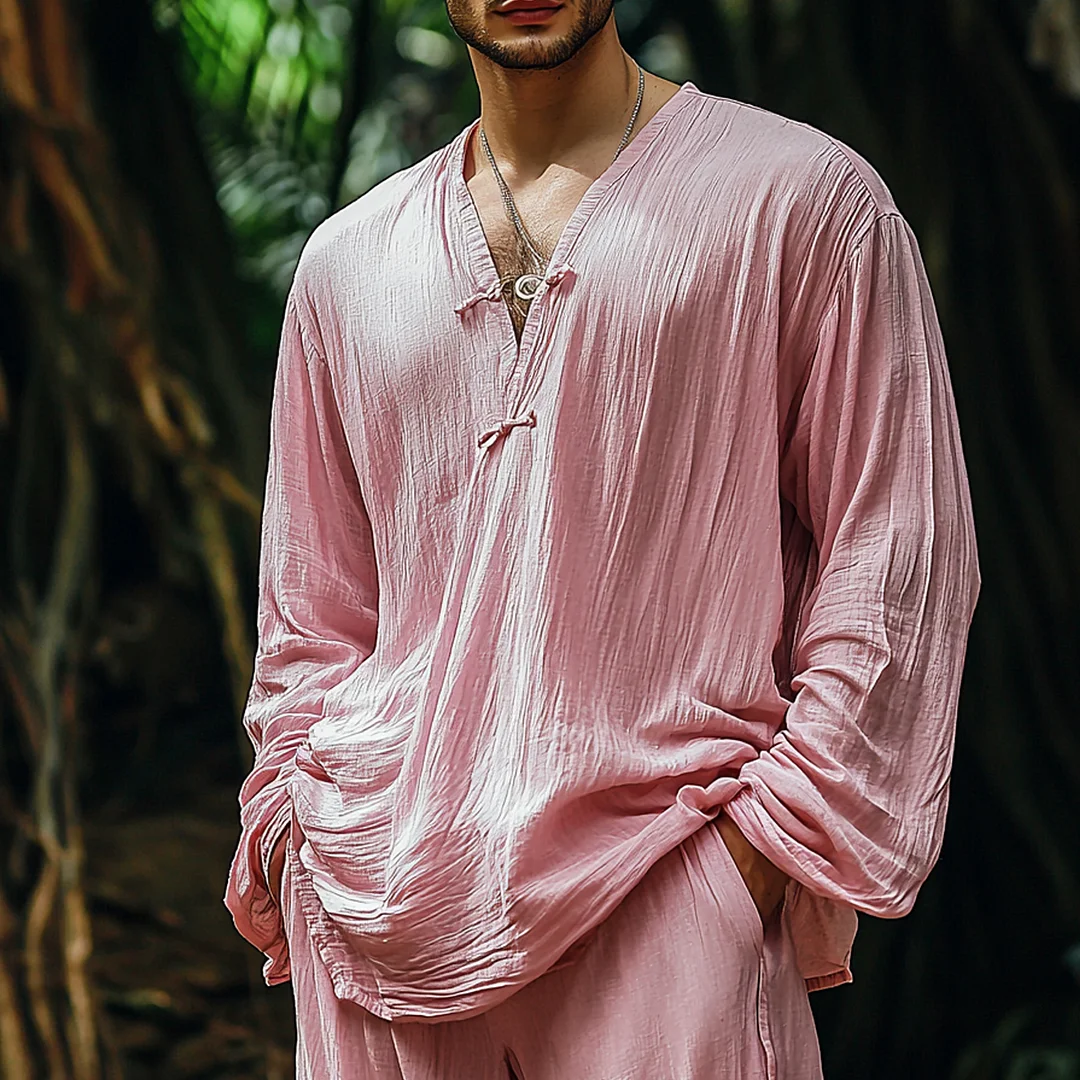 Men's Linen Shirt-inspireuse