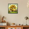 Diamond Painting-DIY Full Round Drill Sunflower Car