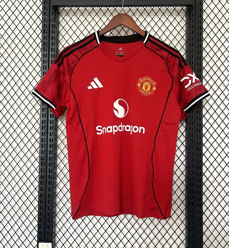 2025-26 Manchester United Home - Jersey - Fan Edition