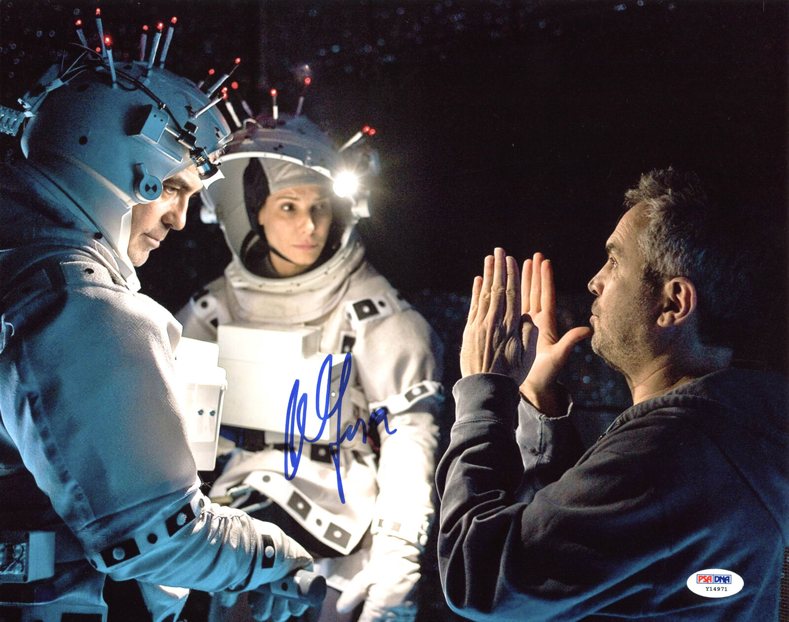 Alfonso Cuaron Gravity Authentic Signed 11x14 Photo Poster painting Autographed PSA/DNA #Y14971