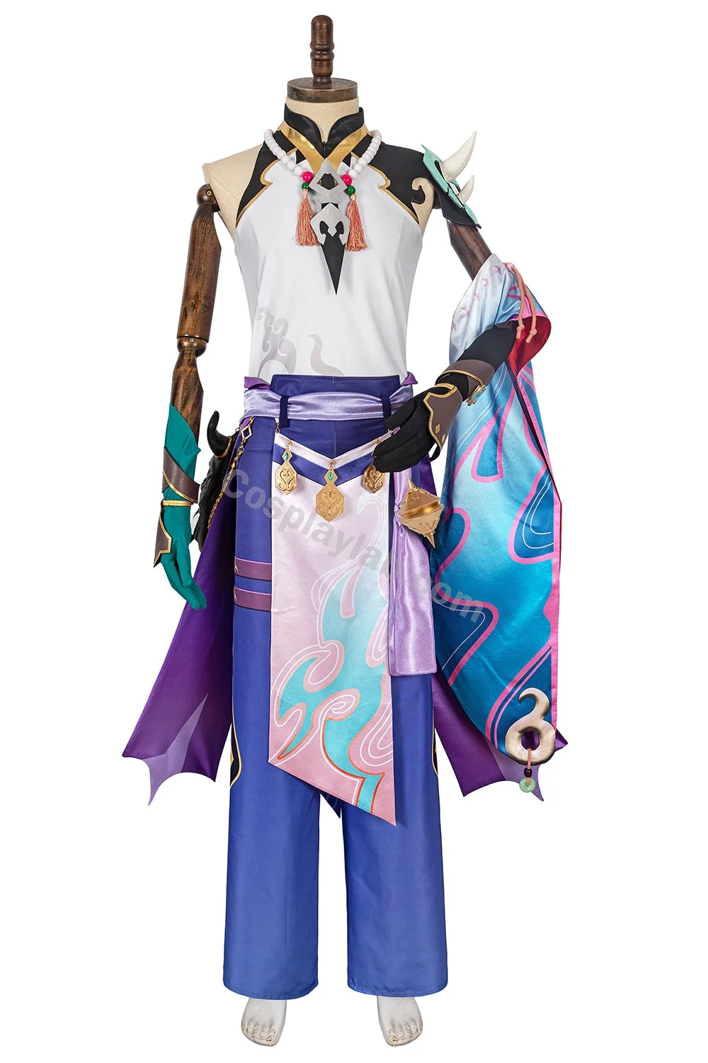 Genshin Impact Xiao Cosplay Costume Suit