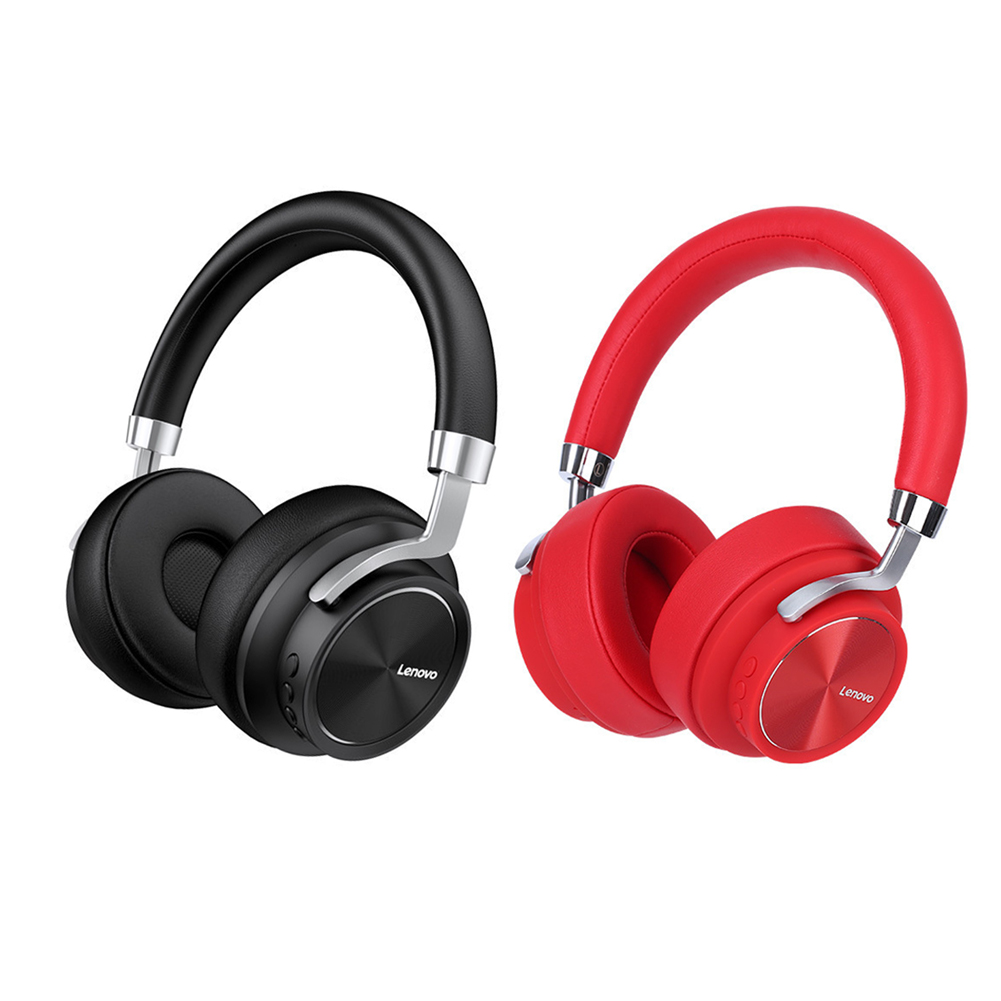 

Lenovo HD800 Bluetooth Headphones Foldable Over Ear Headset with Microphone, Black, 501 Original