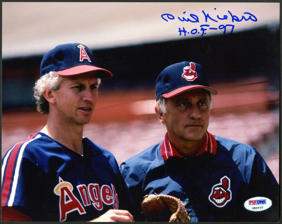 Phil Niekro SIGNED 8x10 Photo Poster painting + HOF 97 Cleveland Indians PSA/DNA AUTOGRAPHED