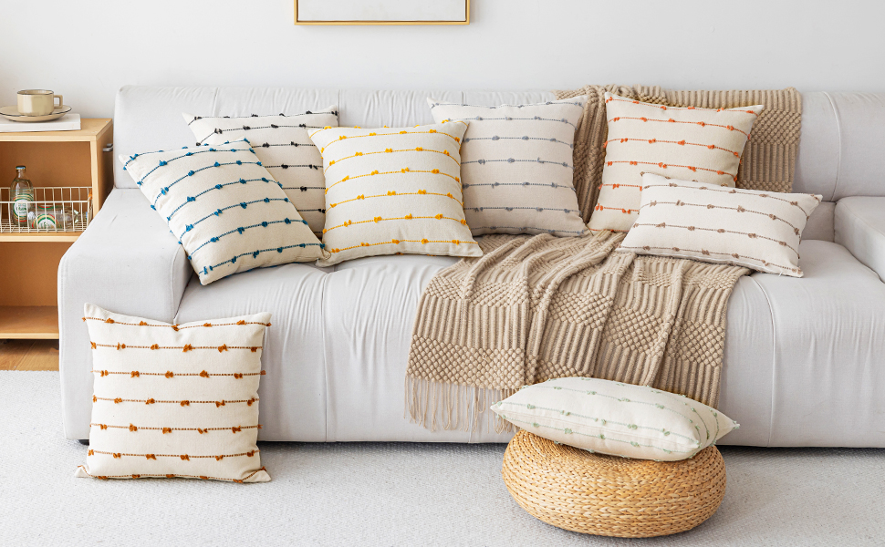 boho throw pillow covers