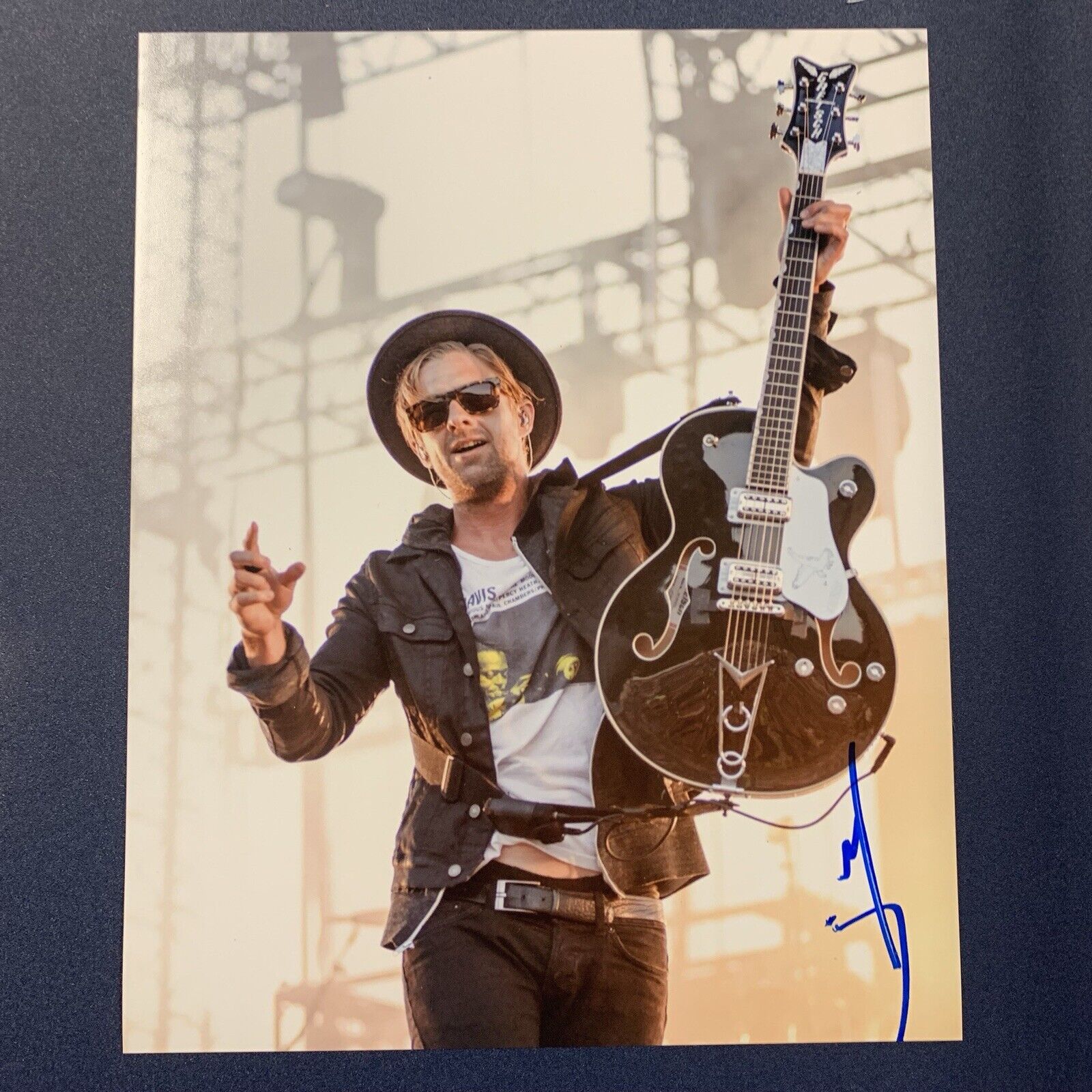 JON FOREMAN SWITCHFOOT BAND LEAD SINGER SIGNED 8X10 Photo Poster painting AUTOGRAPHED RARE COA