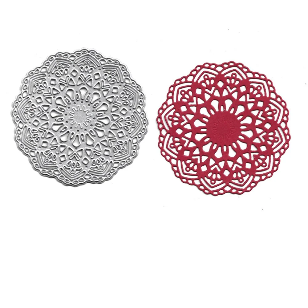 Lace Flower Doily Metal Cutting Die Stencil Template for Scrapbooking Embossing Paper Album Cards Decor Craft New Dies for 2019
