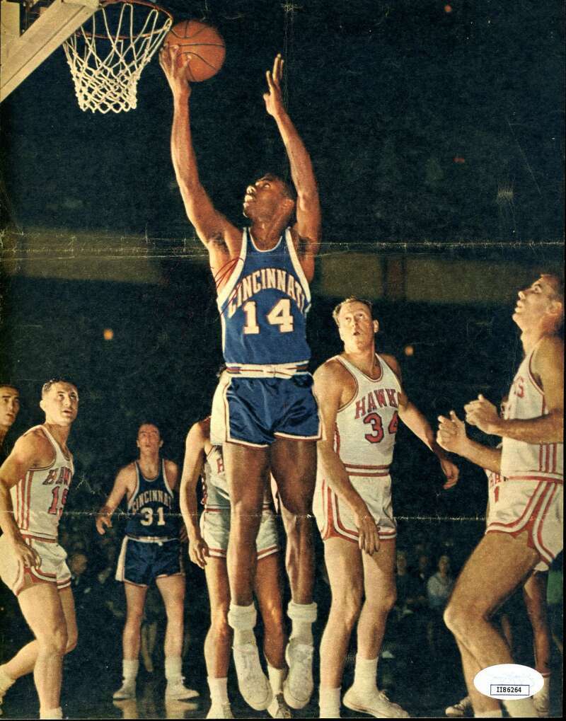 Oscar Robertson JSA Coa Hand Signed Vintage 8x10 Photo Poster painting Autograph