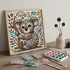 Koala-Peinture sp&eacute;ciale partielle au diamant-30*30cm