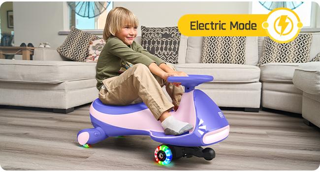 Product Introduction of FanttikRide N7 Electric Wiggle Car with Pedal, Ride on Toy 4