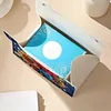 Diamond Painting Red Roses PU Leather Tissue Box for Napkin Holder
