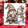 6PCS DIY Diamond Art Greeting Cards Winter Gnome Congratulations Cards & Gifts