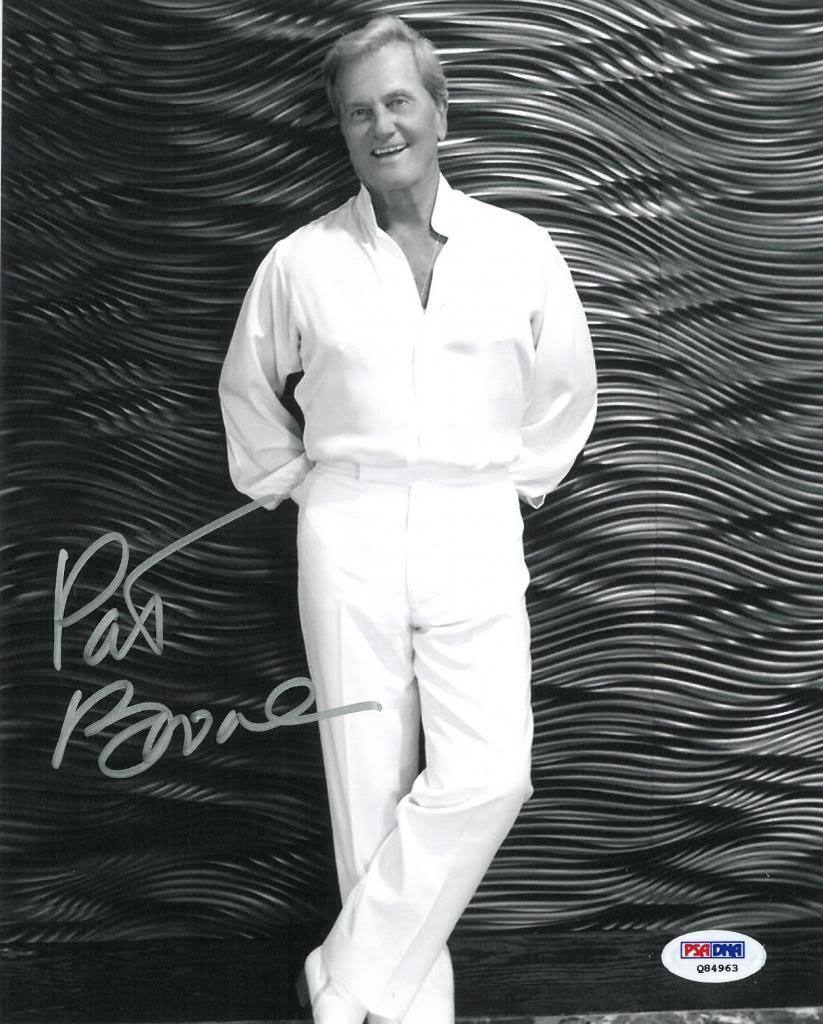 Pat Boone Signed Authentic Autographed 8x10 Photo Poster painting (PSA/DNA) #Q84963