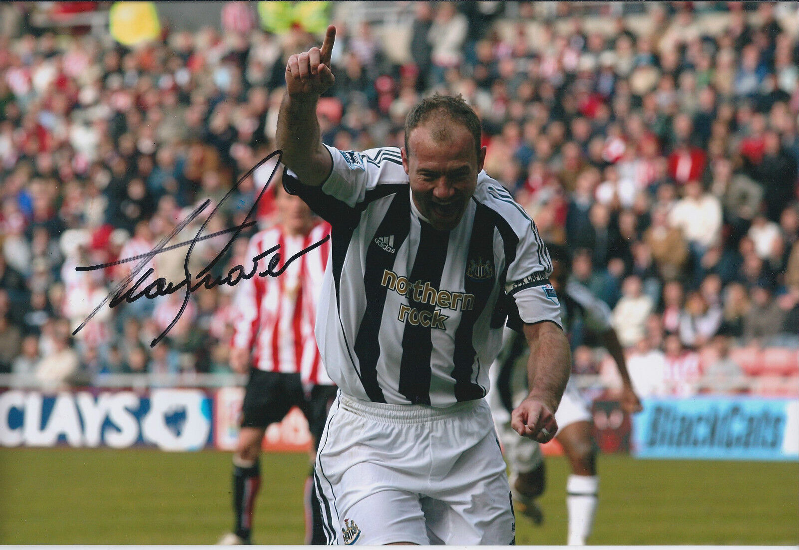 Alan SHEARER Signed Autograph Photo Poster painting AFTAL COA Newcastle United Football Pundit