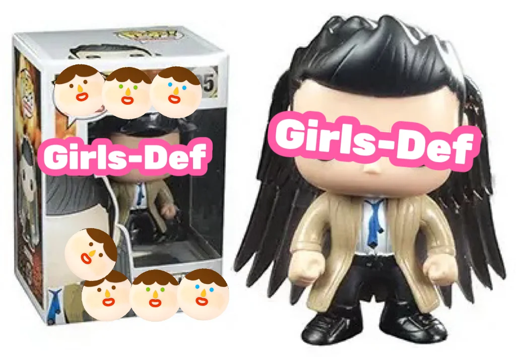 SUP3RNATURAL theme self defense keychain with Dean, Sam and Castel