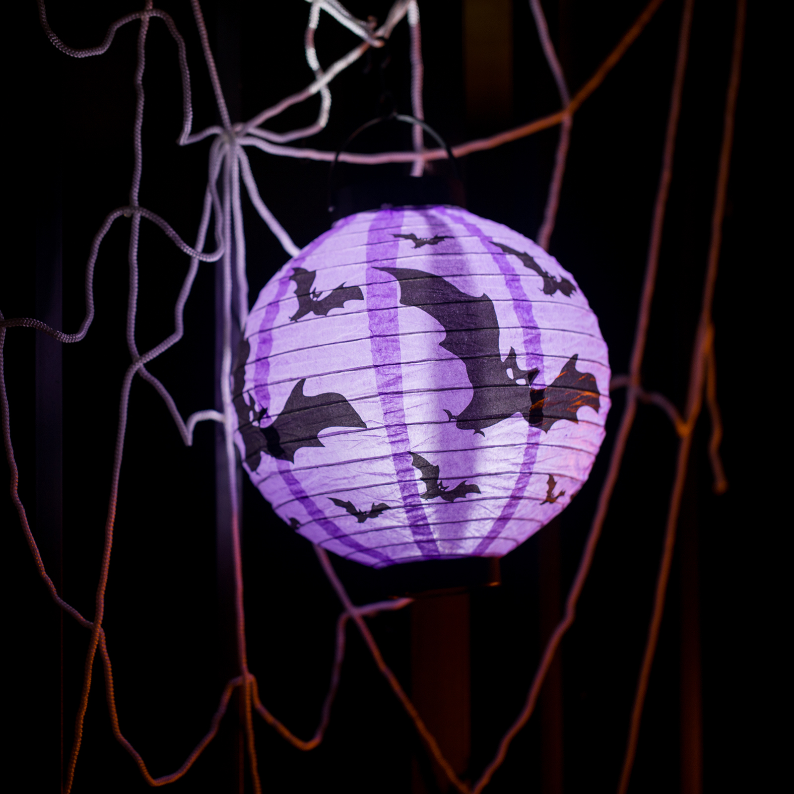 

Halloween Lanterns LED Paper Battery Powered Scary Pumpkin Home Decor, 501 Original
