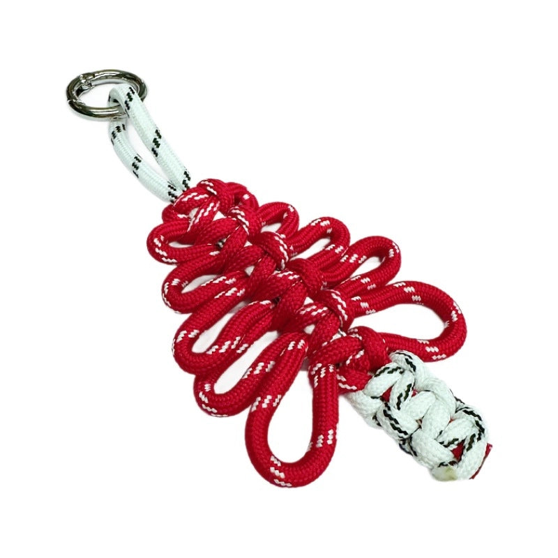 New Arrival Christmas Tree Gift Hand-Woven Bag Package Pendant Christmas Hanging Decoration Mobile Phone Strap Keychain Ornaments