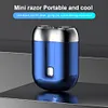 Mini Dual-Head Electric Shaver Rechargeable Portable Razor Travel Shaver for Men