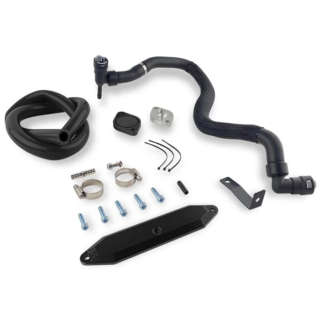 6.7L Powerstroke Diesel EGR Delete Kit w/Coolant Bypass Blue 