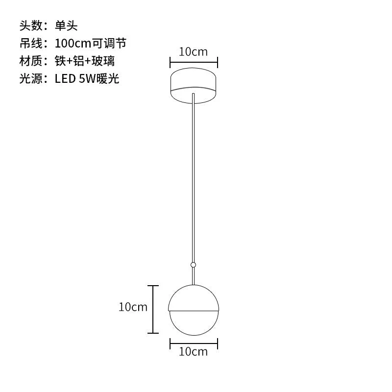 Rose Gold Multi-head LED Chandelier Simple Nordic Kitchen Island Long Hanging Light For Stairs Dining Bedroom Coffee Restaurant