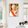 Diamond Painting -DIY Full Square Drill The Queen of England(50X60CM)