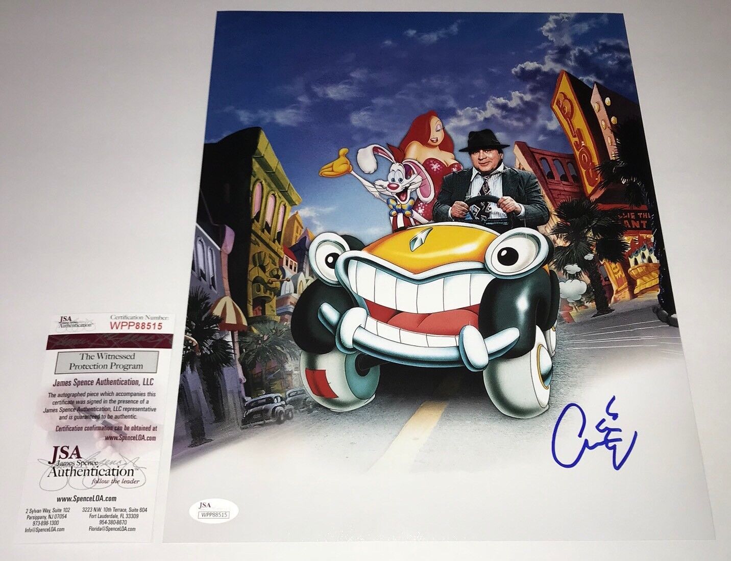 Charles Fleischer Signed Who Framed ROGER RABBIT 11x14 Photo Poster painting Autograph JSA COA