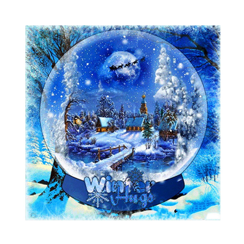 

Blue Crystal Ball - Round Drill Diamond Painting - 40*40CM, 501 Original