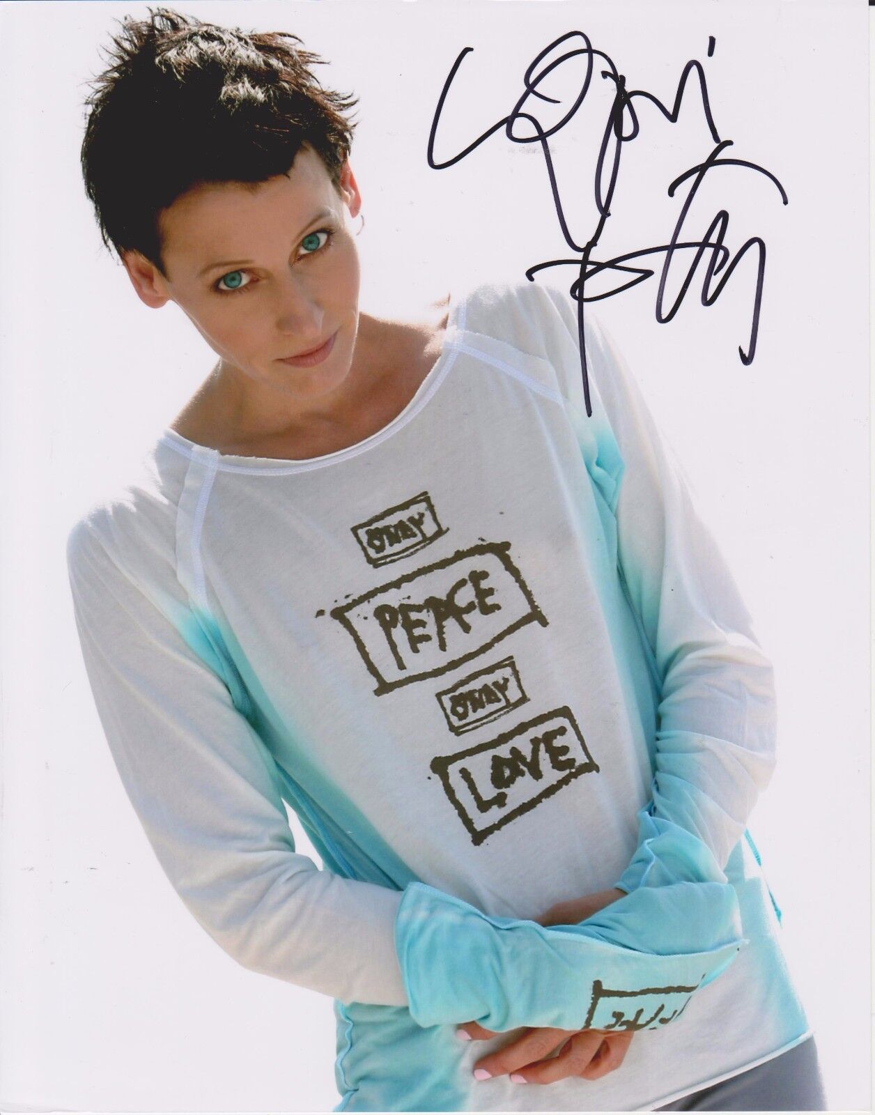 Lori Petty 2 Original Autographed 8X10 Photo Poster painting