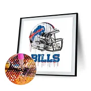 Diamond Painting - Full Round - Buffalo Bills(35*50cm)-892394.01