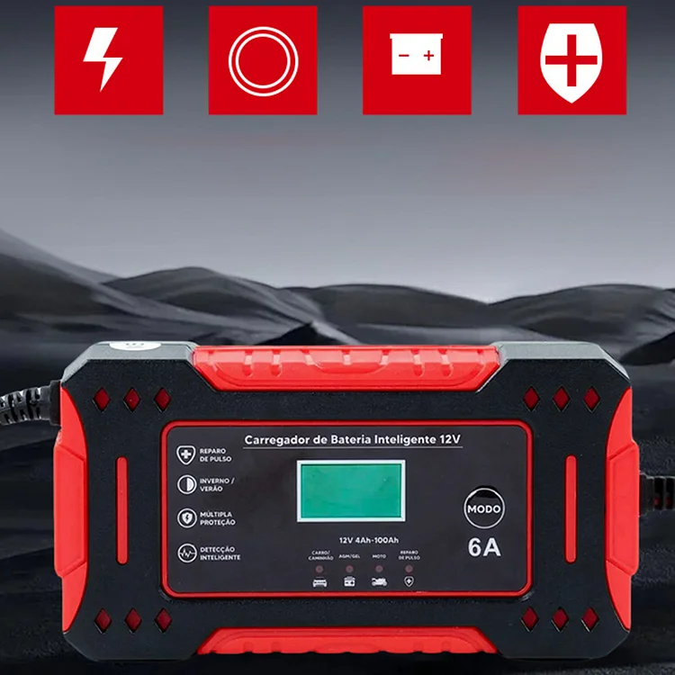 🔥HOT SALE 50% OFF🔋Smart Battery Charger for Car & Motorcycle