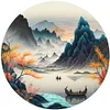 Misty Mountain Bead Embroidery Kit Pre-Printed Bead Cross stitch tapestrymarket