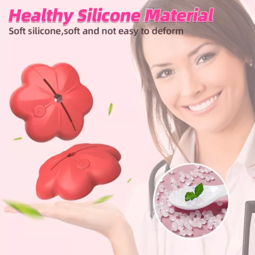 Wireless Nipple Toys with 10 Vibration Patterns and Soft Liquid Silicone for Comfort