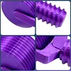 Diamond Art Roller Tools and Accessories for Rhinestone Embroidery with 10 Ridges Diamond Art Roller Straightener for Craft Lover Beginners (Solid Purple)