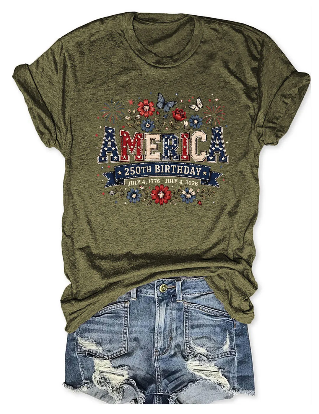 America 250th Birthday T-shirt