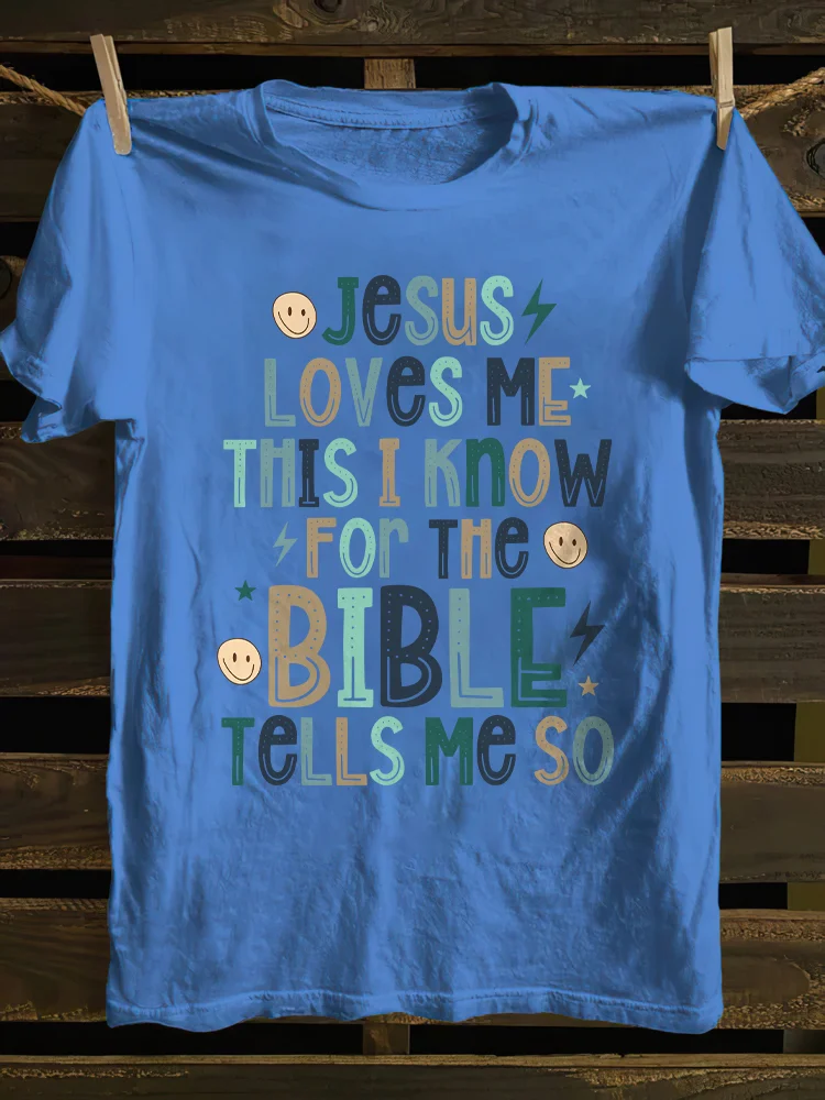 Jesus Loves Me Biblical Toddler T-shirt