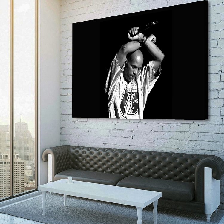 Legendary Rapper DMX Canvas Wall Art MusicWallArt