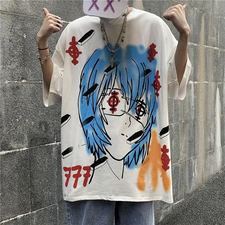 Neon Genesis Evangelion Ayanami Rei Top T-Shirt weebmemes