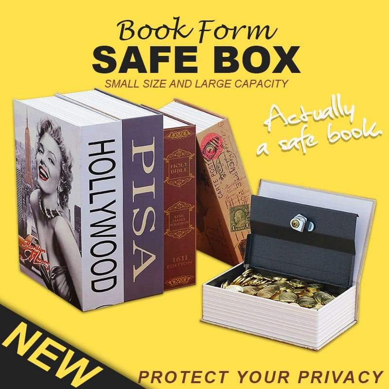 Book Form Safe Box