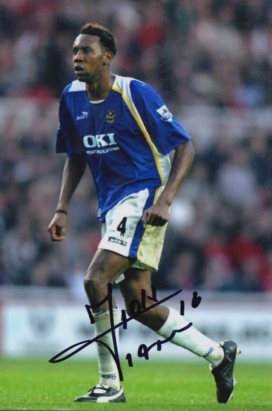 JHON VIAFARA HAND SIGNED 6X4 Photo Poster painting - FOOTBALL AUTOGRAPH - PORTSMOUTH 1.