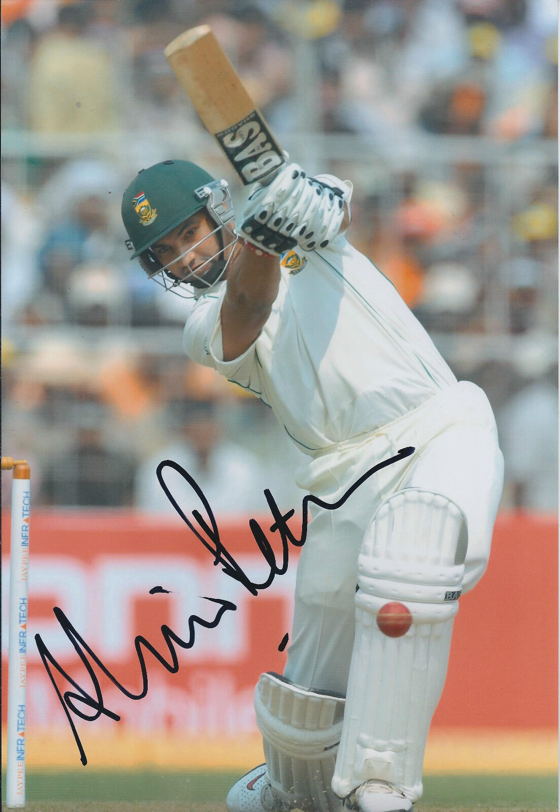 Alviro PETERSEN Signed Autograph 12x8 Photo Poster painting AFTAL COA Somerset Batsman CRICKET