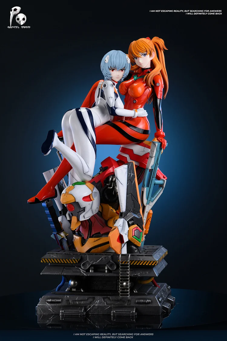 SACHIEL STUDIO - EVA Asuka Langley Soryu & Ayanami Rei 1/4 Statue(GK) (Adult 18+)-